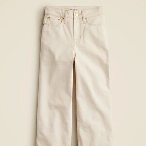 J.Crew Slim Wide Leg Jean in Ecru sz28